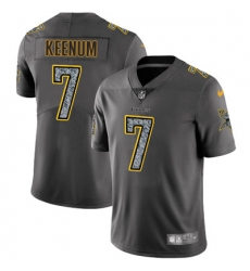 Nike Vikings #7 Case Keenum Gray Static Mens NFL Vapor Untouchable Game Jersey