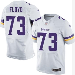 Nike Vikings #73 Sharrif Floyd White Mens Stitched NFL Elite Jersey