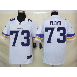 Nike Vikings #73 Sharrif Floyd White Mens Stitched NFL Limited Jersey