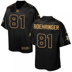 Nike Vikings #81 Moritz Boehringer Black Mens Stitched NFL Elite Pro Line Gold Collection Jersey