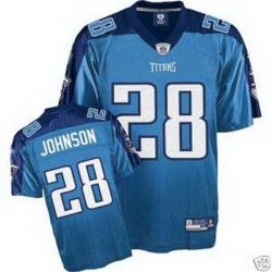 Titans 28 Chris Johnson Throwback jersey
