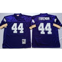 Vikings 44 Chuck Foreman Purple Throwback Jersey