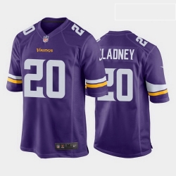men jeff gladney minnesota vikings purple game jersey 