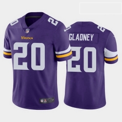 men jeff gladney minnesota vikings purple vapor limited jersey 
