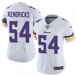 Nike Vikings #54 Eric Kendricks White Womens Stitched NFL Vapor Untouchable Limited Jersey