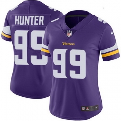 Nike Vikings 99 Danielle Hunter Purple Team Color Womens Stitched NFL Vapor Untouchable Limited Jersey