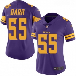 Womens Nike Minnesota Vikings 55 Anthony Barr Elite Purple Rush Vapor Untouchable NFL Jersey