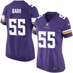 Womens Nike Minnesota Vikings 55 Anthony Barr Game Purple Team Color NFL Jersey