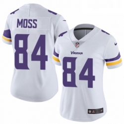 Womens Nike Minnesota Vikings 84 Randy Moss White Vapor Untouchable Limited Player NFL Jersey