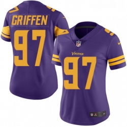 Womens Nike Minnesota Vikings 97 Everson Griffen Elite Purple Rush Vapor Untouchable NFL Jersey