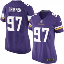 Womens Nike Minnesota Vikings 97 Everson Griffen Game Purple Team Color NFL Jersey