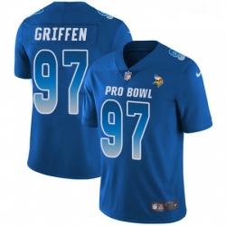 Womens Nike Minnesota Vikings 97 Everson Griffen Limited Royal Blue 2018 Pro Bowl NFL Jersey