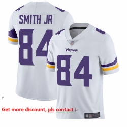 Vikings 84 Irv Smith Jr  White Youth Stitched Football Vapor Untouchable Limited Jersey