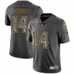 Youth Nike Minnesota Vikings 14 Stefon Diggs Gray Static Vapor Untouchable Limited NFL Jersey