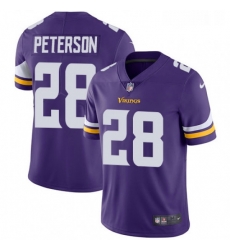 Youth Nike Minnesota Vikings 28 Adrian Peterson Purple Team Color Vapor Untouchable Limited Player NFL Jersey