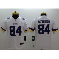 Youth Nike Minnesota Vikings 84 Cordarrelle Patterson White Stitched NFL Limited Jersey