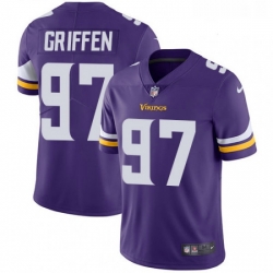 Youth Nike Minnesota Vikings 97 Everson Griffen Purple Team Color Vapor Untouchable Limited Player NFL Jersey