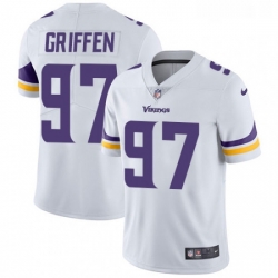 Youth Nike Minnesota Vikings 97 Everson Griffen White Vapor Untouchable Limited Player NFL Jersey