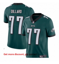 Eagles 77 Andre Dillard Midnight Green Team Color Men Stitched Football Vapor Untouchable Limited Jersey