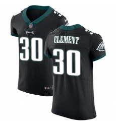 Men Nike Eagles #30 Corey Clement Black Alternate Stitched NFL Vapor Untouchable Elite Jersey