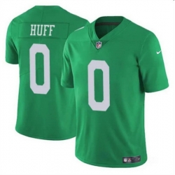 Men Philadelphia Eagles 0 Bryce Huff Green Vapor Untouchable Throwback Limited Stitched Football Jersey
