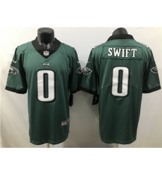 Men Philadelphia Eagles 0 D 27Andre Swift Green 2023 Draft Vapor Limited Stitched Football Jersey