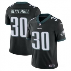 Men Philadelphia Eagles 30 Quinyon Mitchell Black 2024 Draft Vapor Untouchable Limited Stitched Football Jersey