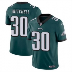 Men Philadelphia Eagles 30 Quinyon Mitchell Green 2024 Draft Vapor Untouchable Limited Stitched Football Jersey