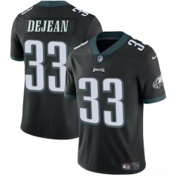 Men Philadelphia Eagles 33 Cooper DeJean Black 2024 Draft Vapor Untouchable Limited Stitched Football Jersey