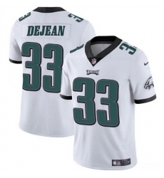 Men Philadelphia Eagles 33 Cooper DeJean White 2024 Draft Vapor Untouchable Limited Stitched Football Jersey