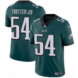 Men Philadelphia Eagles 54 Jeremiah Trotter Jr Green 2024 Draft Vapor Untouchable Limited Stitched Football Jersey