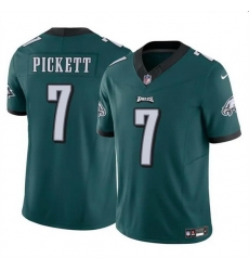 Men Philadelphia Eagles 7 Kenny Pickett Green 2023 F U S E Vapor Untouchable Limited Stitched Football Jersey