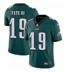 Mens Nike Philadelphia Eagles 19 Golden Tate III Midnight Green Team Color Vapor Untouchable Limited Player NFL Jersey