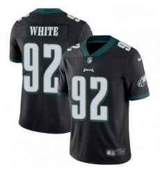 Mens Nike Philadelphia Eagles 92 Reggie White Black Alternate Vapor Untouchable Limited Player NFL Jersey