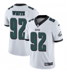 Mens Nike Philadelphia Eagles 92 Reggie White White Vapor Untouchable Limited Player NFL Jersey