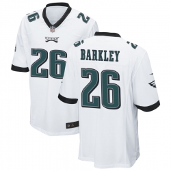 Men's Philadelphia Eagles #26 SAQUON BARKLEY white Vapor Untouchable Limited Stitched Football Jersey