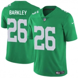 Men's Philadelphia Eagles #26 Saquon Barkley Kelly Green Vapor Untouchable Limited Football Stitched Jersey