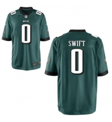 Men's Philadelphia Eagles D'Andre Swift #0 Green Vapor Limited Stitched NFL Jersey