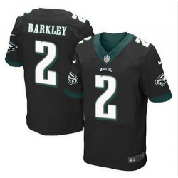 NEW Philadelphia Eagles #2 Matt Barkley Black Alternate Mens Stitched NFL New Elite Jersey
