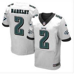 NEW Philadelphia Eagles #2 Matt Barkley White Mens Stitched NFL New Elite Jersey