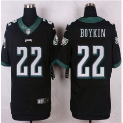NEW Philadelphia Eagles #22 Brandon Boykin Black Alternate Mens Stitched NFL New Elite Jersey