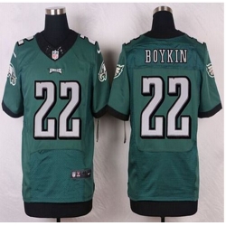 NEW Philadelphia Eagles #22 Brandon Boykin Midnight Green Team Color Mens Stitched NFL New Elite jersey