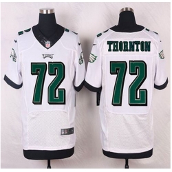 NEW Philadelphia Eagles #72 Cedric Thornton White Mens Stitched NFL New Elite Jersey