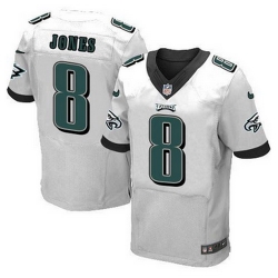NEW Philadelphia Eagles #8 Donnie Jones White Mens Stitched NFL New Elite Jersey