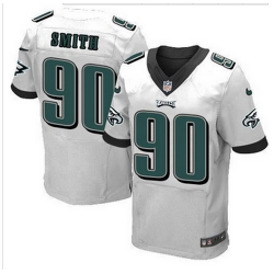 NEW Philadelphia Eagles #90 Marcus Smith White Mens Stitched NFL Elite Jersey