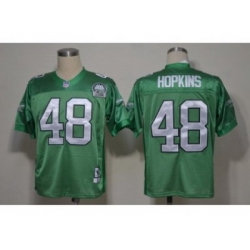 NFL Jerseys Philadelphia Eagle 48 Wes Hopkins Throwback Green