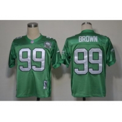 NFL Jerseys Philadelphia Eagle 99 Jerome Brown Throwback Green