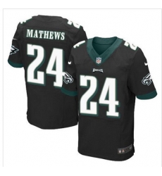 New Philadelphia Eagles #24 Ryan Mathews Black Alternate Men Stitched NFL New Elite jersey