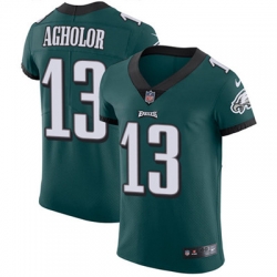 Nike Eagles #13 Nelson Agholor Midnight Green Team Color Mens Stitched NFL Vapor Untouchable Elite Jersey