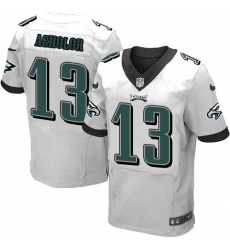Nike Eagles #13 Nelson Agholor White Men's Stitched NFL New Elite Jersey